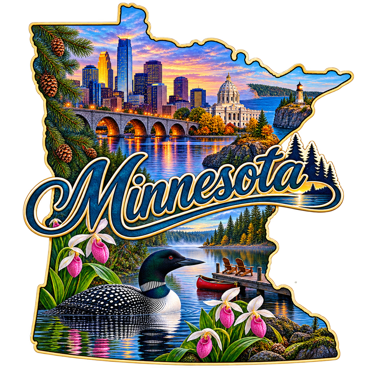 Minnesota State Pride T-Shirts