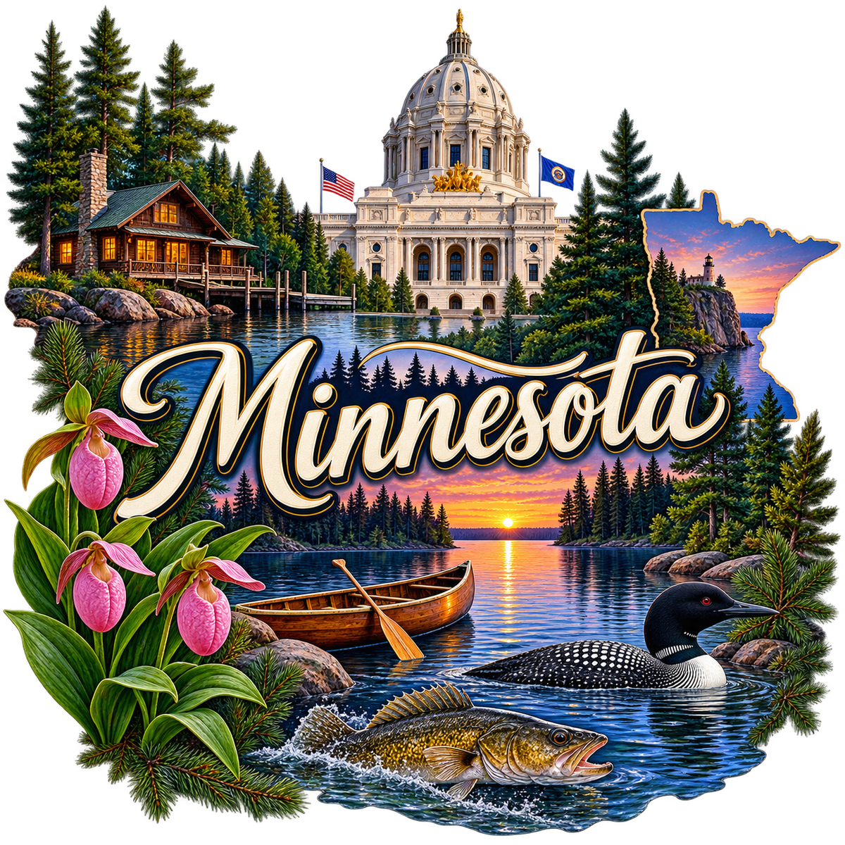 Minnesota State Pride T-Shirts
