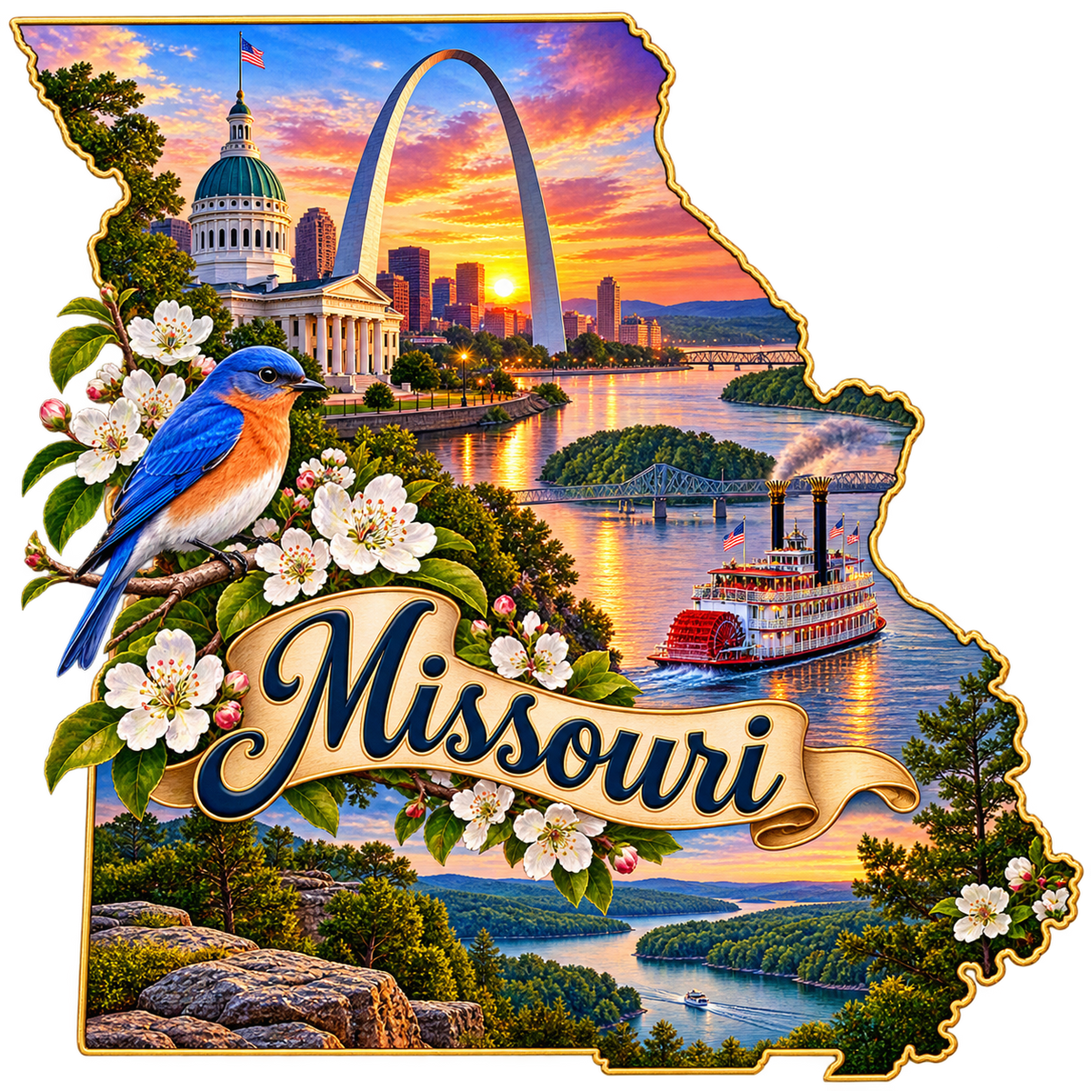 Missouri State Pride T-Shirts
