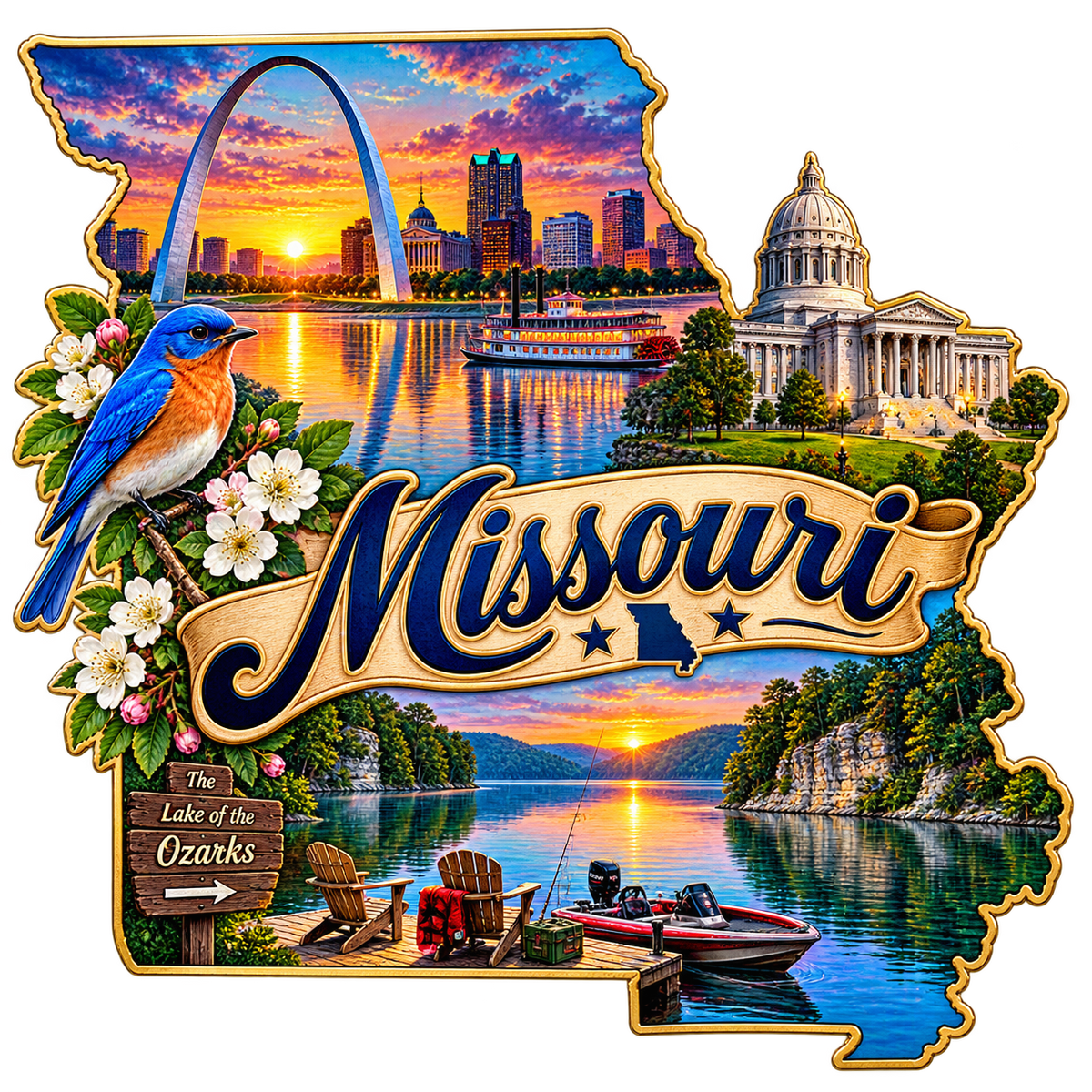 Missouri State Pride T-Shirts