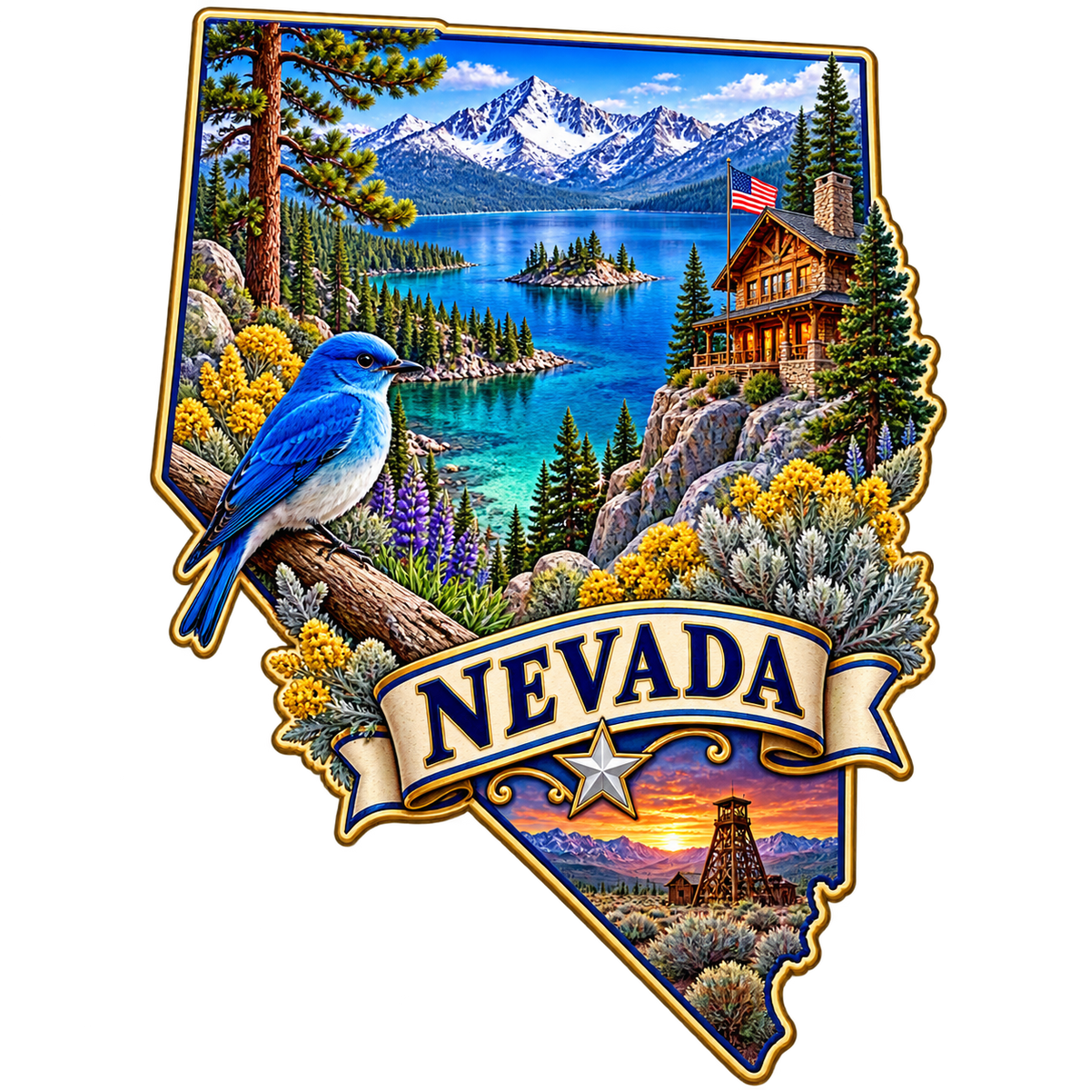 Nevada State Pride T-Shirts