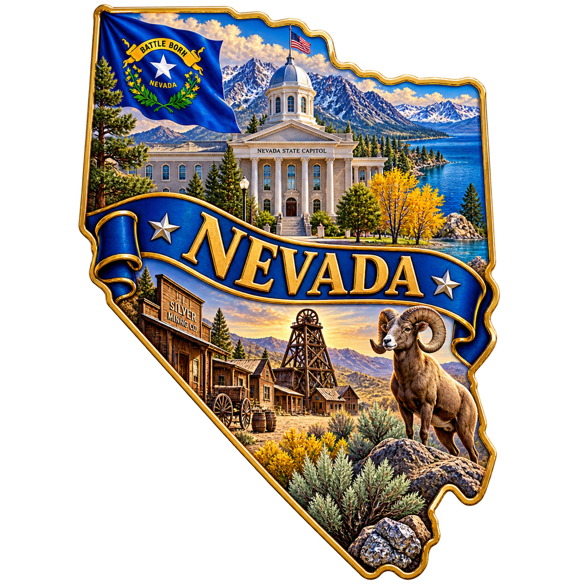 Nevada State Pride T-Shirts