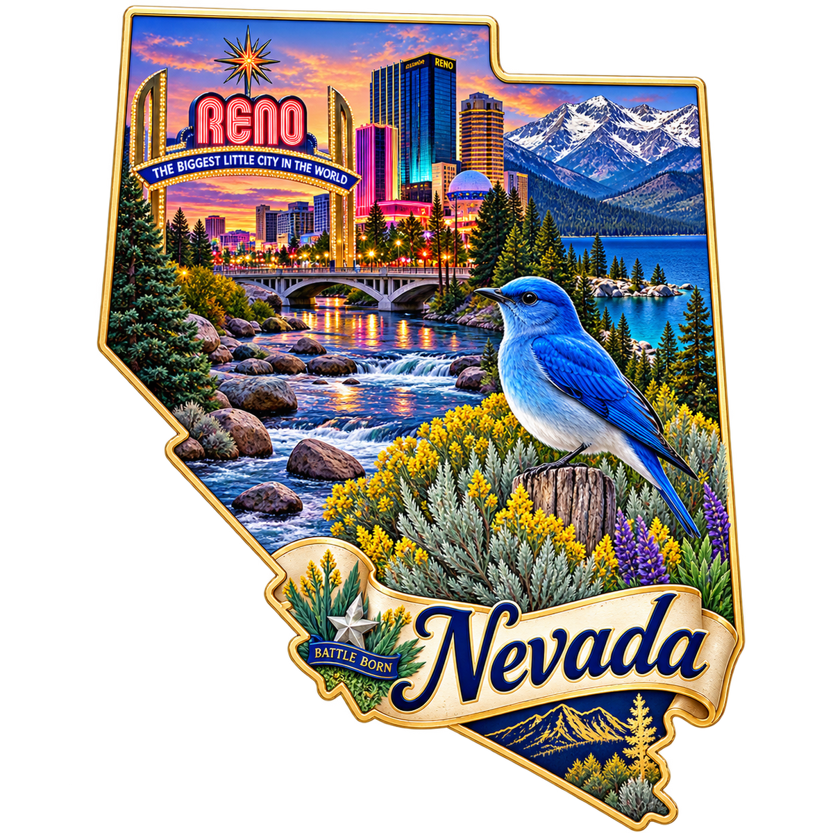 Nevada State Pride T-Shirts