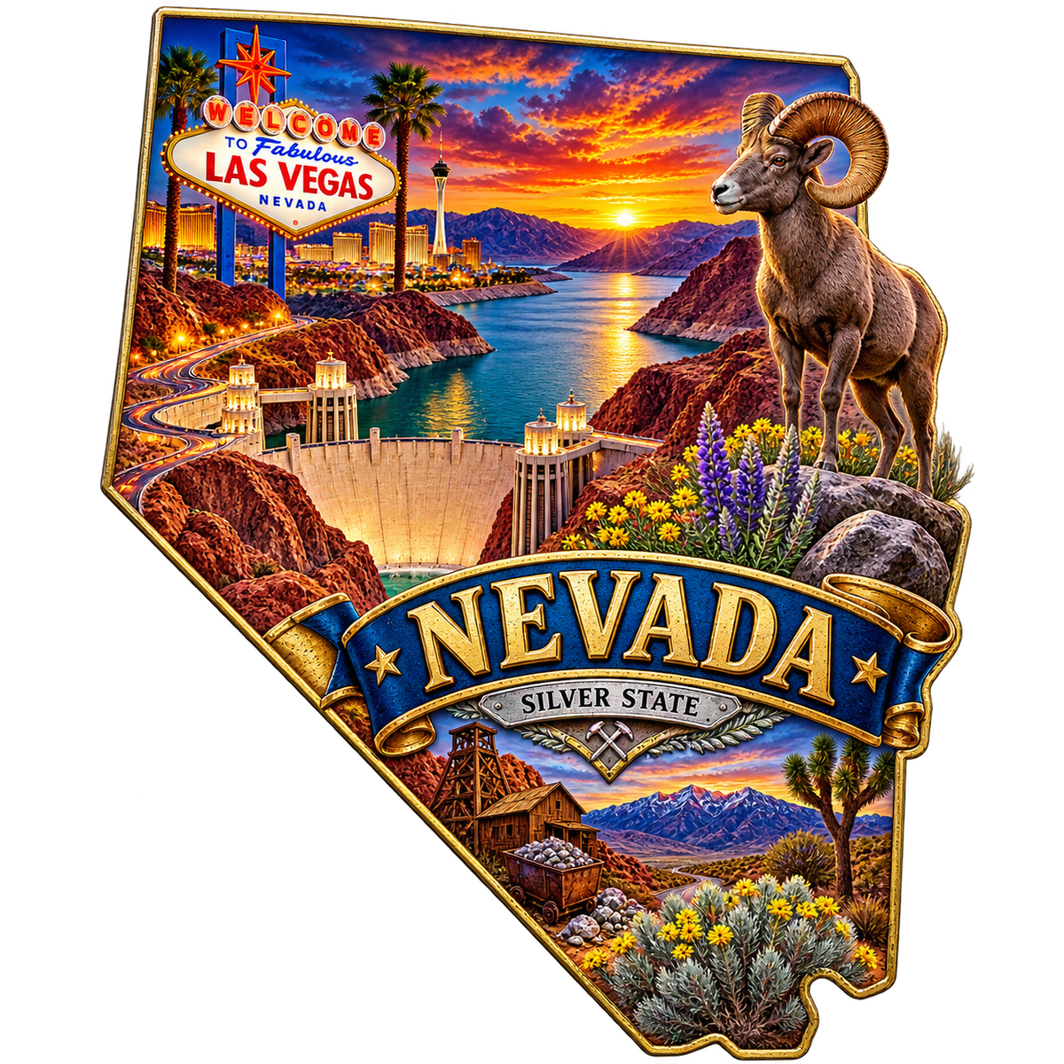 Nevada State Pride T-Shirts