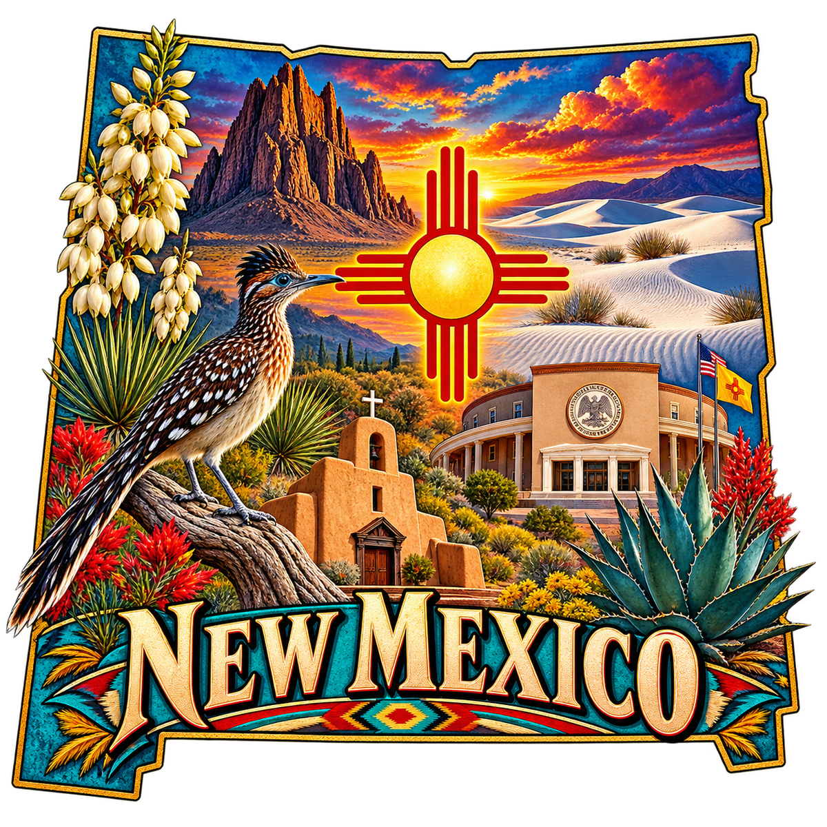 New Mexico State Pride T-Shirts