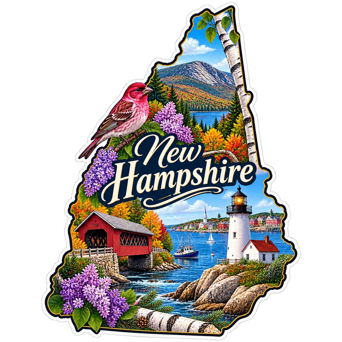 New Hampshire State Pride T-Shirts
