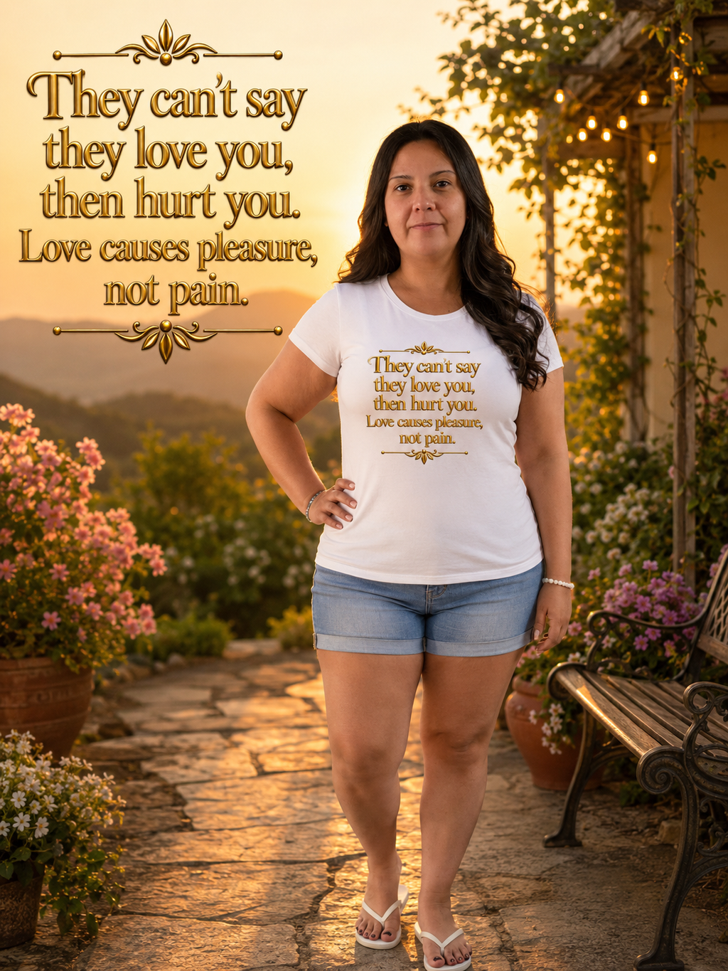 Love Causes Pleasure Not Pain - T-Shirt