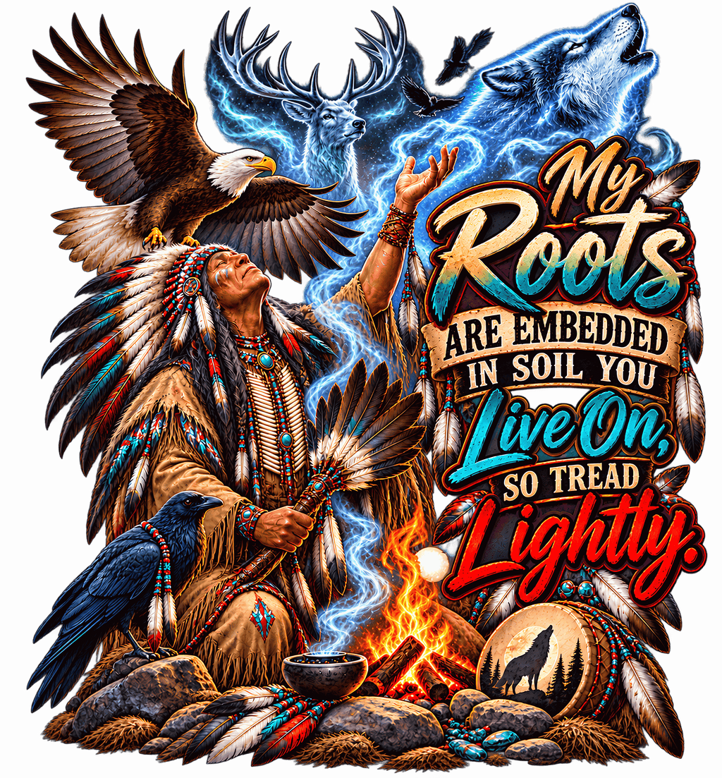 My Roots Tread Lightly Wildlife T-Shirt