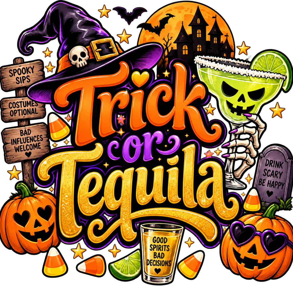 Trick or Tequila Halloween T-Shirt