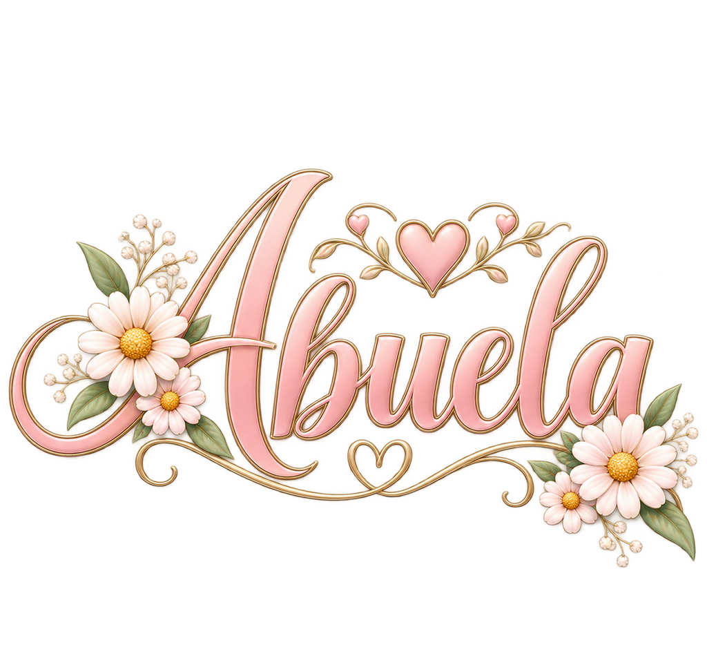 Abuela Daisy Heart T-Shirt