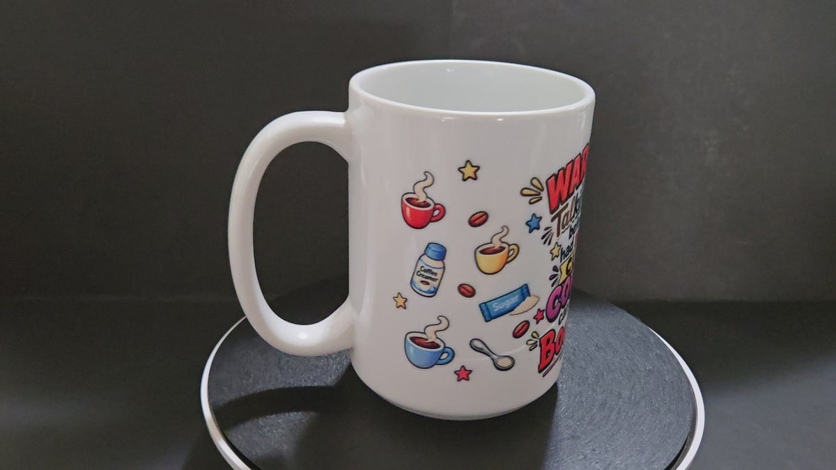 Warning Lady on the Left Mug